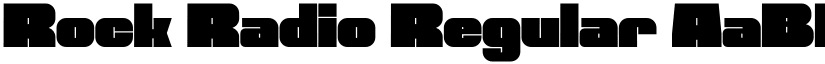 Rock Radio Regular font