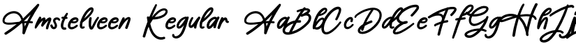 Amstelveen Regular font