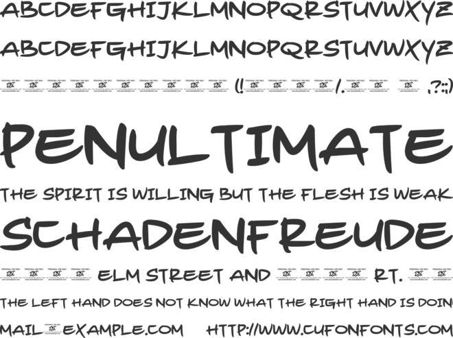 Lateman font preview