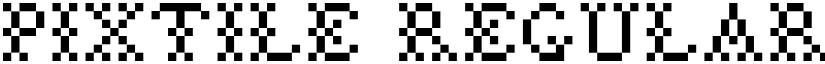 Pixtile Regular font