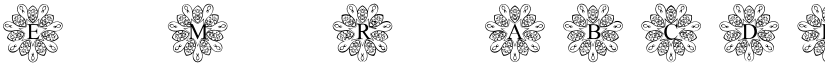 European Monogram Regular font