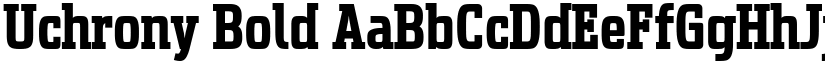 Uchrony Bold font