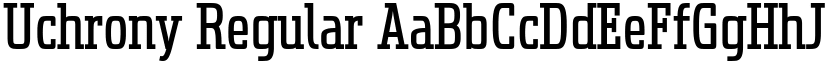 Uchrony Regular font