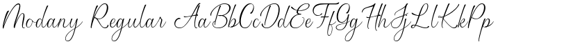 Modany Regular font