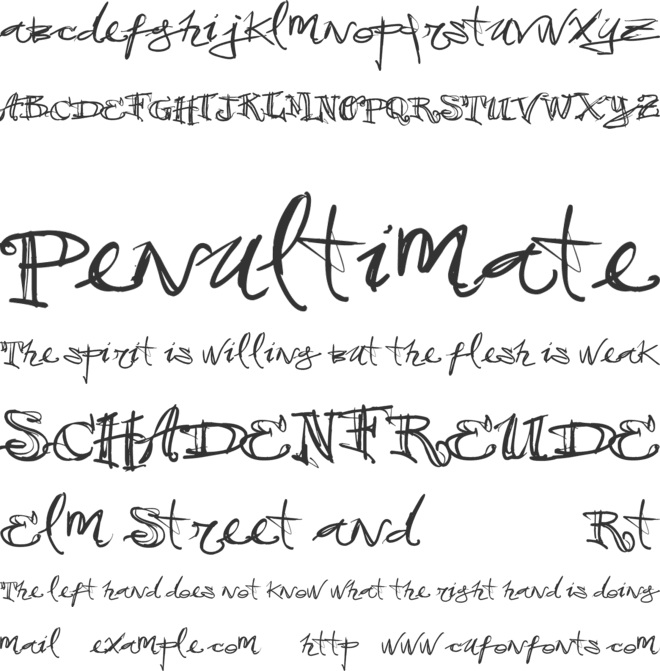 Vtks 38 font preview