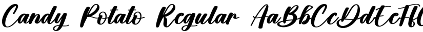 Candy Potato Regular font
