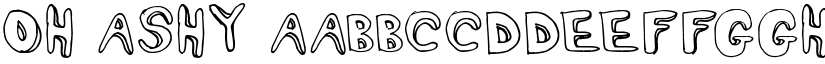 Oh Ashy font download