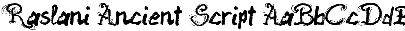 Raslani Ancient Script font