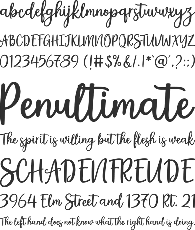Love Style font preview