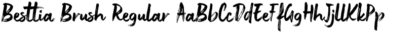 Besttia Brush Regular font