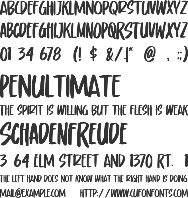 Stolen Cassette font preview