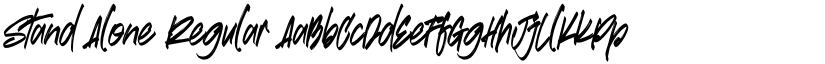 Stand Alone Regular font