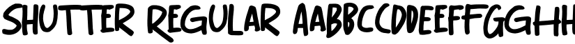 Shutter font download