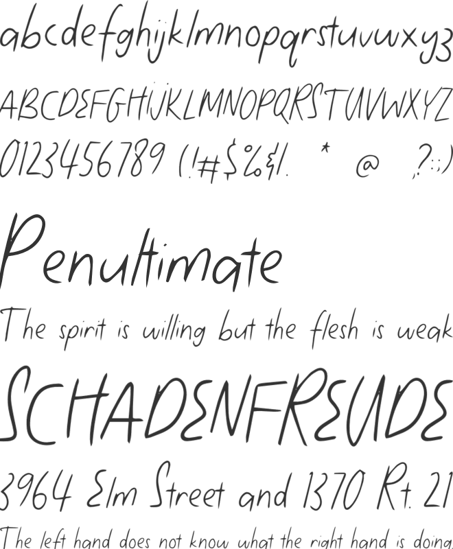 Hello Woof font preview