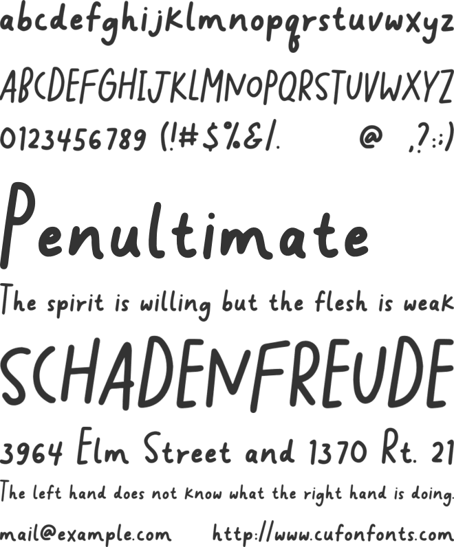 Both Ways font preview