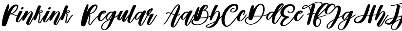 Pinkink Regular font