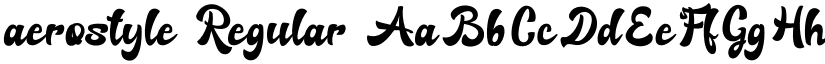 aerostyle font download