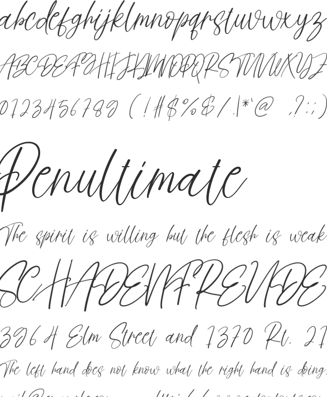 Doctor Signature font preview