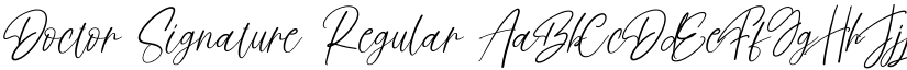 Doctor Signature font download