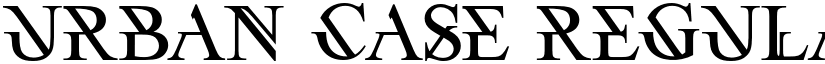 Urban Case Regular font