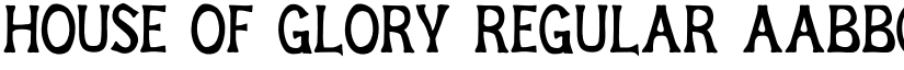 House of Glory Regular font