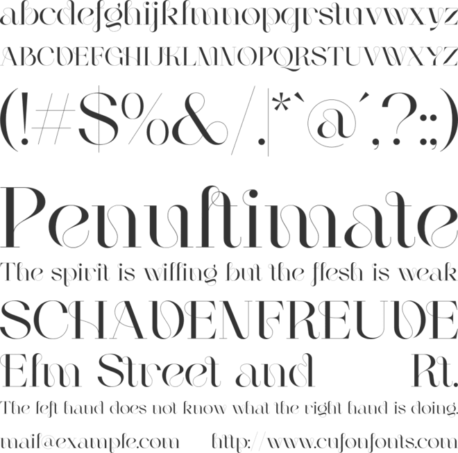 Mogen font preview
