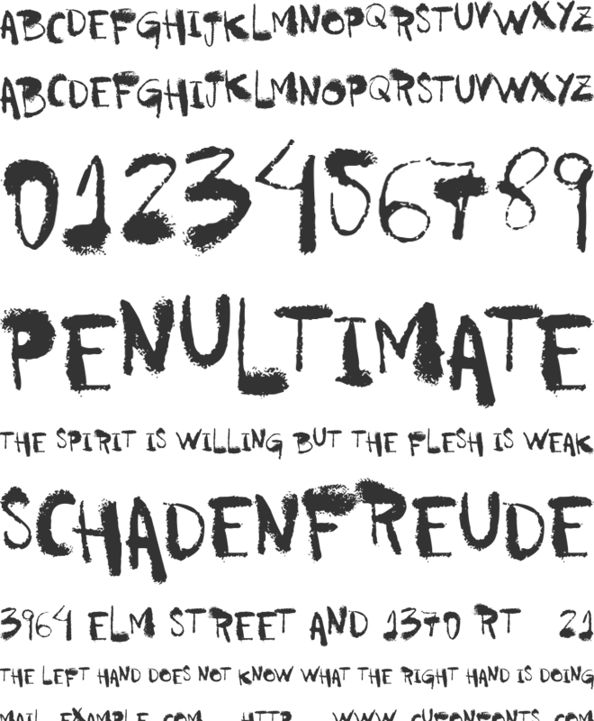 vtks REALMAKIN font preview