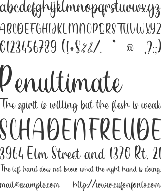 Robbert Merlyn font preview