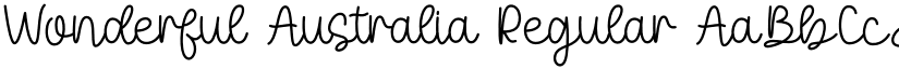 Wonderful Australia font download