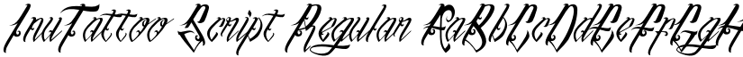 InuTattoo Script Regular font