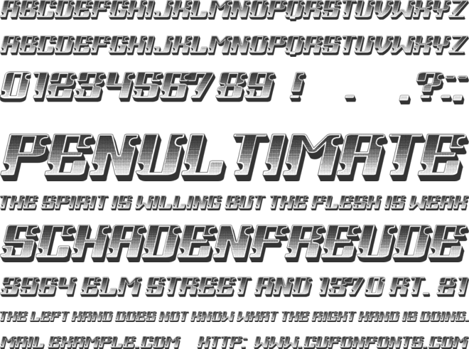 Braunschweig font preview