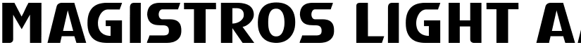 Magistros Light font