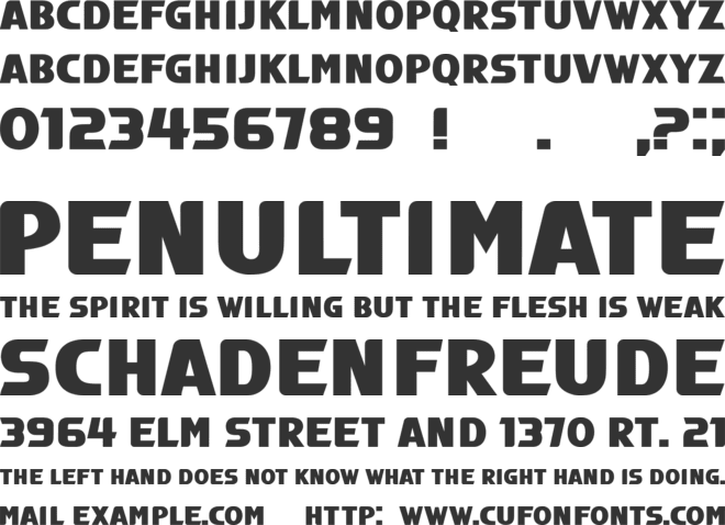 Magistros font preview