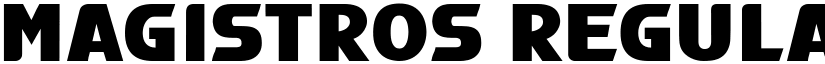 Magistros Regular font