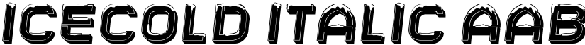 Icecold Italic font