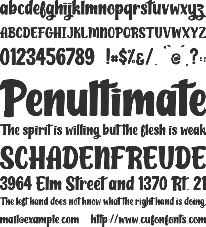 Maybe Cats - Personal Use font preview