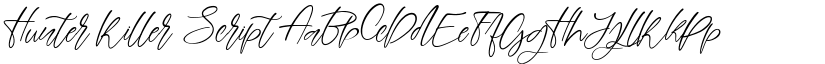 Hunter Killer Script font