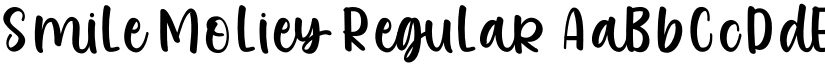 Smile Moliey Regular font