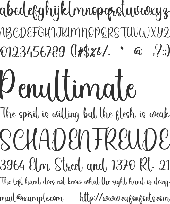 Cosmic Money font preview