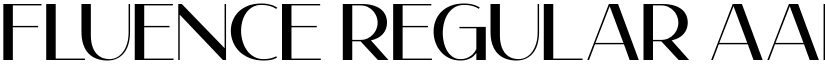 Fluence Regular font