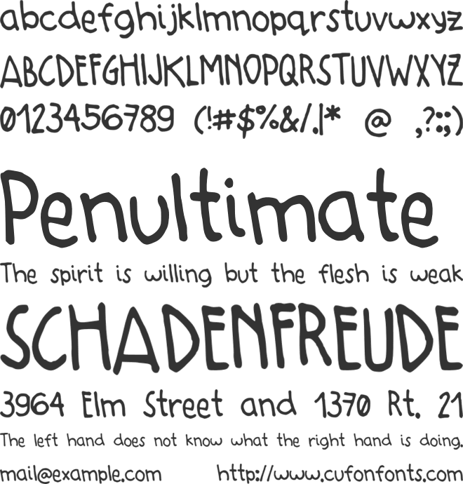 Matcha font preview