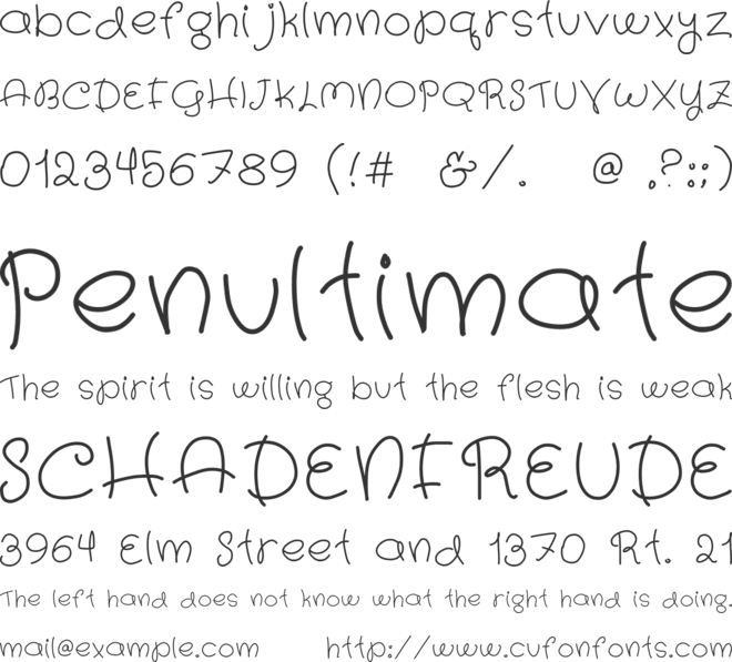 Sun font preview