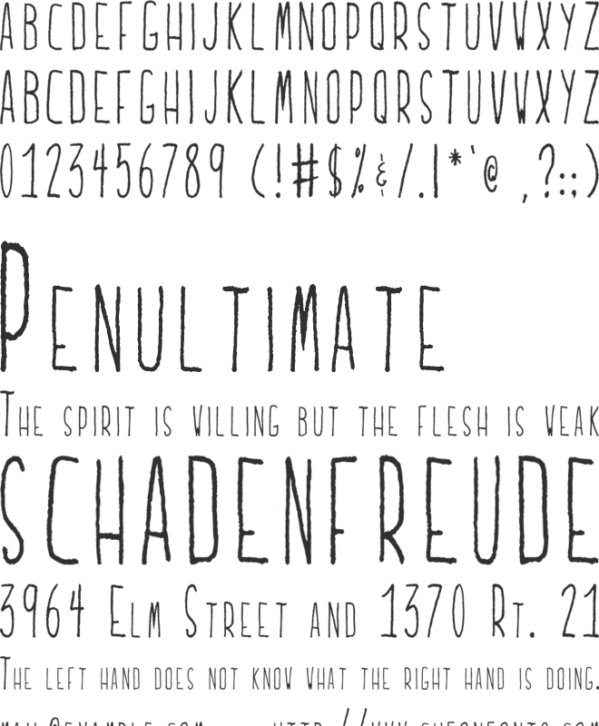 Lucidity font preview