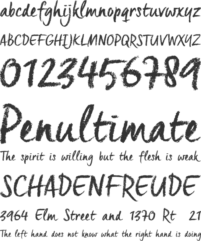 Creta_TRIAL font preview