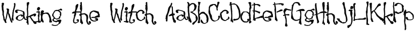 Waking the Witch font download