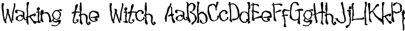 Waking the Witch font download