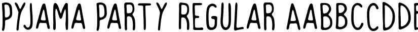 Pyjama Party Regular font