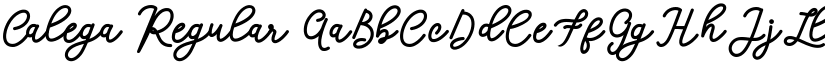 Calega font download
