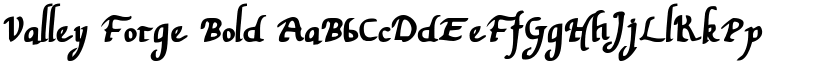 Valley Forge Bold font
