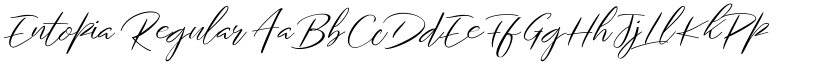 Entopia Regular font